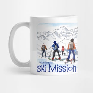 Ski Mission Ridge, Washington Mug